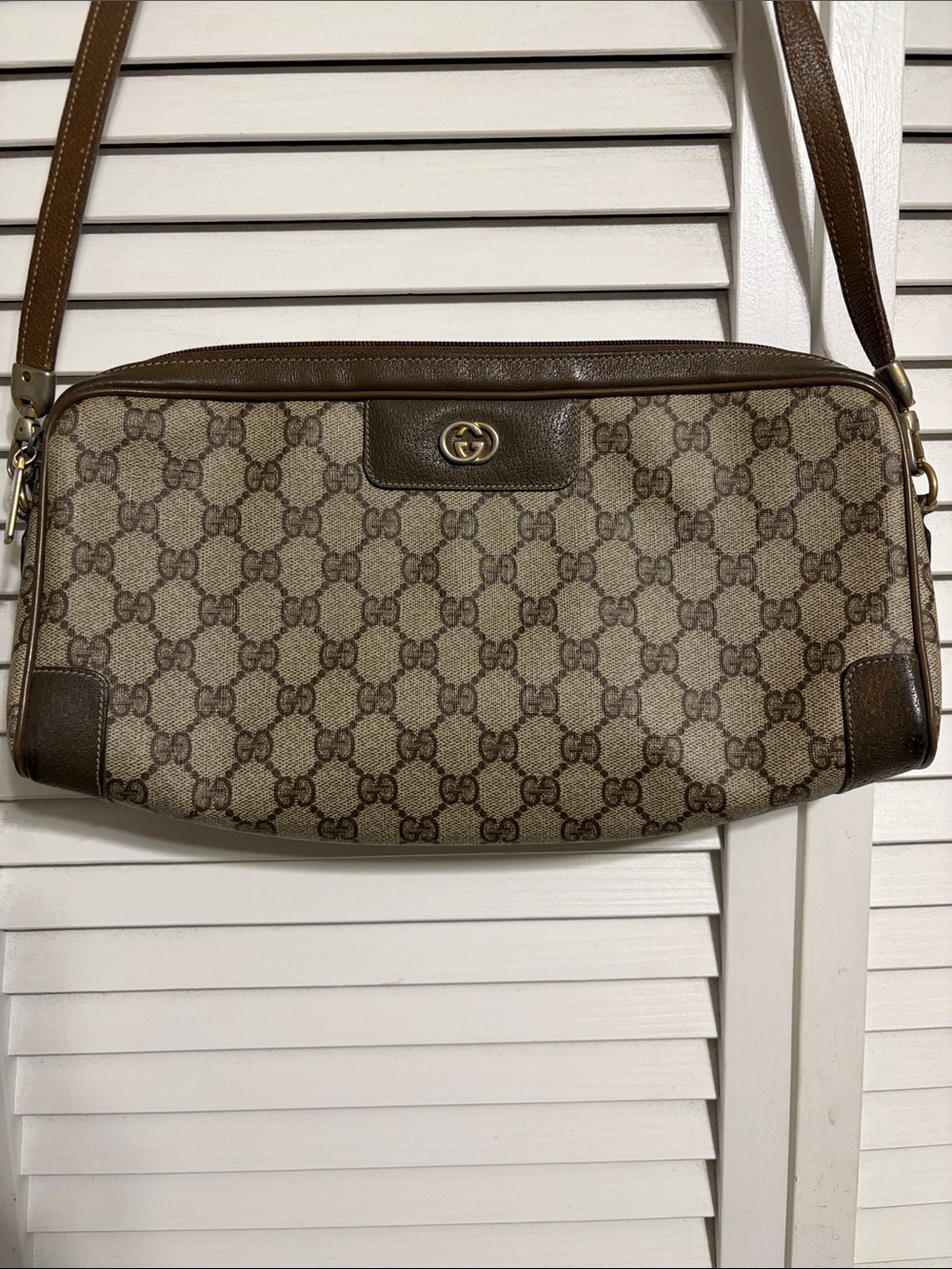 1980s Vintage Gucci GG Supreme Monogram Bag - Picture 2 of 15